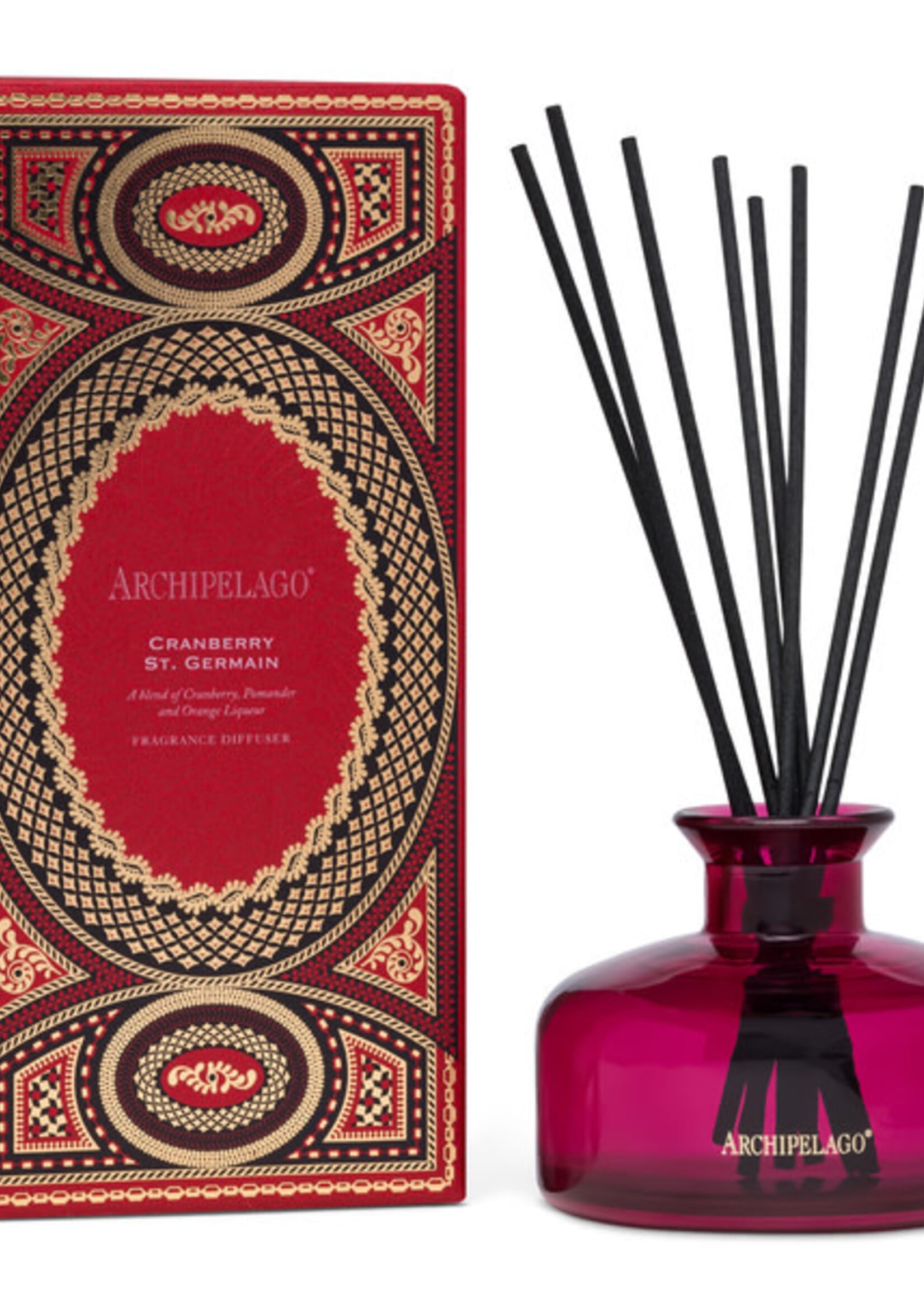 Archipelago Botanicals Cranberry St. Germain Candle & Diffuser Gift Set