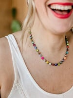 Tova Sarina Pop Necklace Antique Silver