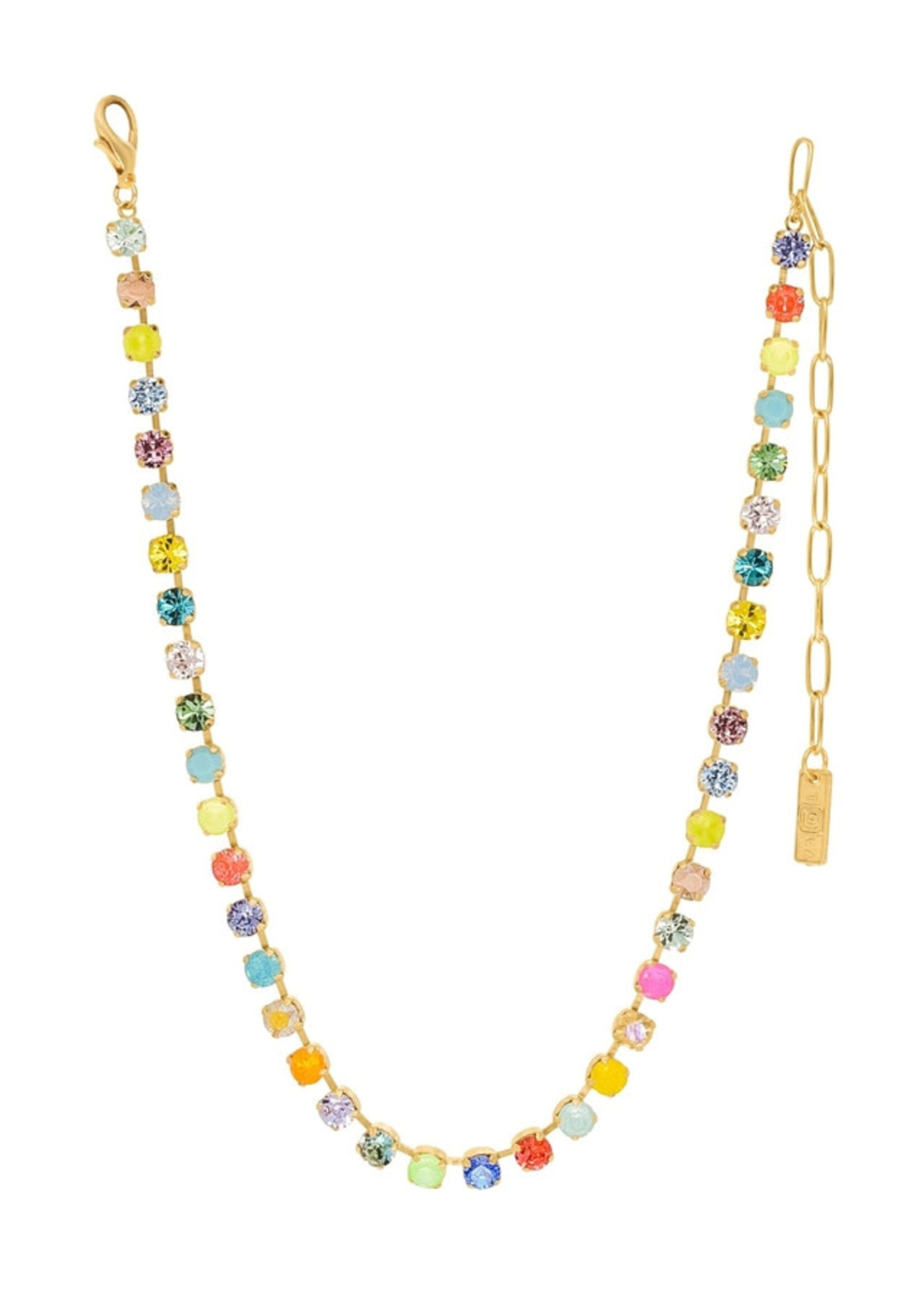 Tova Sarina Pop Necklace Antique Silver