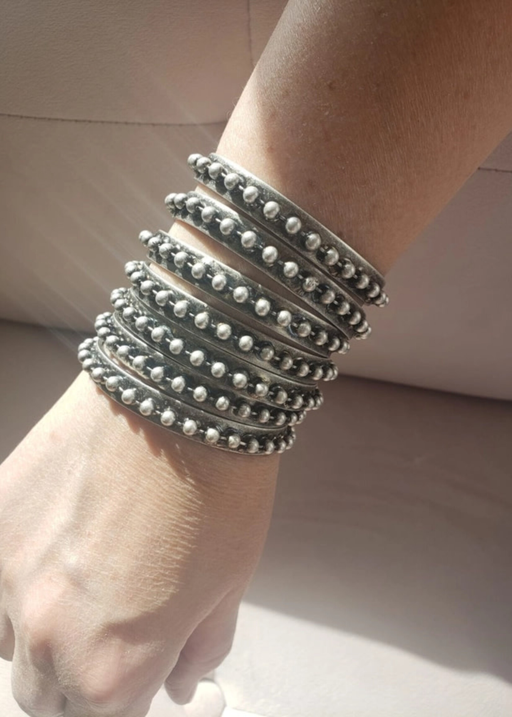 Tova Georgianna Cuff Bracelet Antique Silver