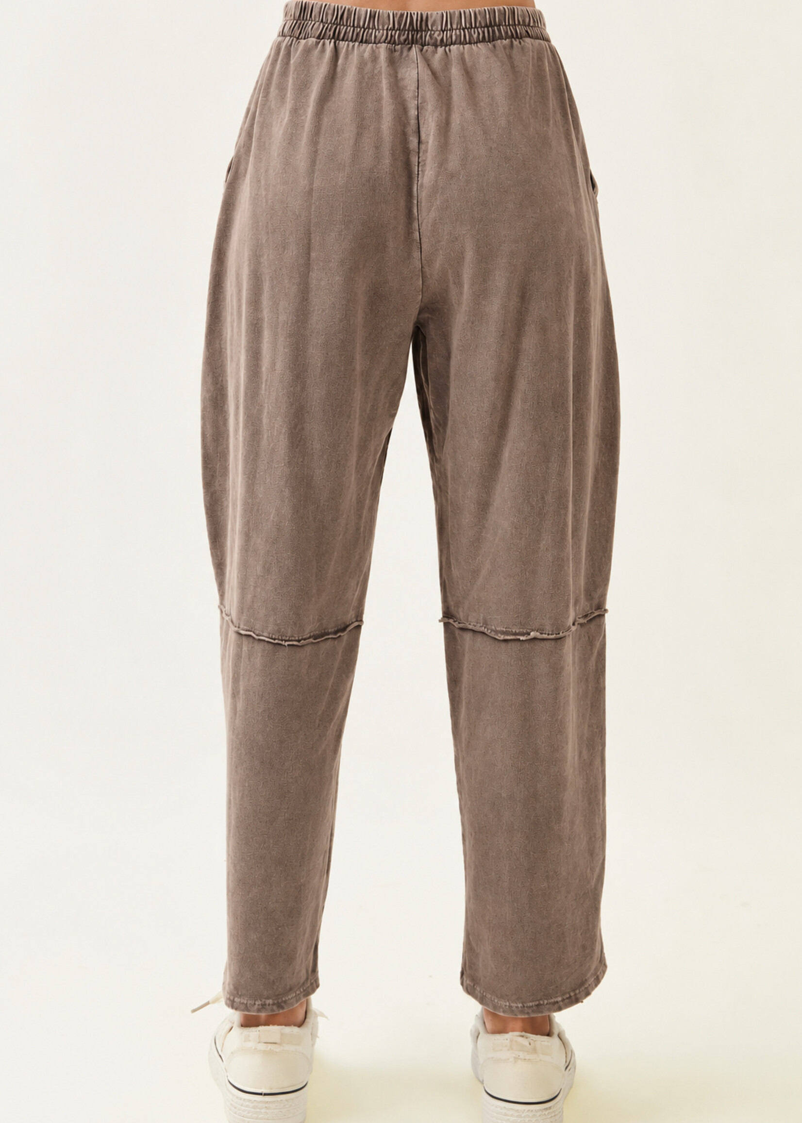 jHer Cargo Barrel Terry Pants Ash Oak