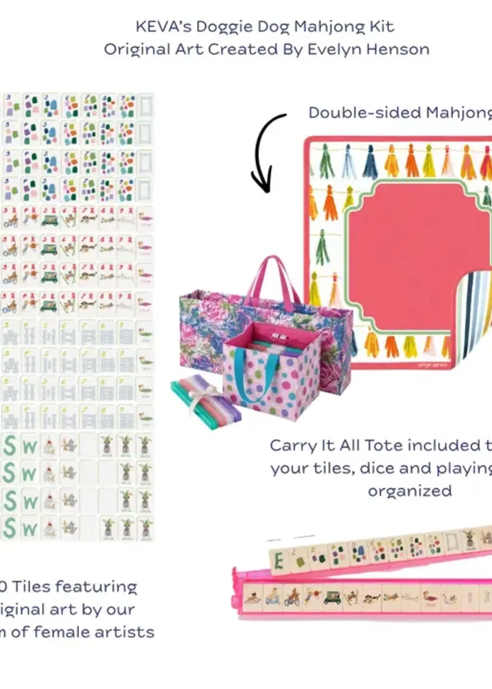 Keva Doggie Dog Mahjong Kit PREORDER 11/26
