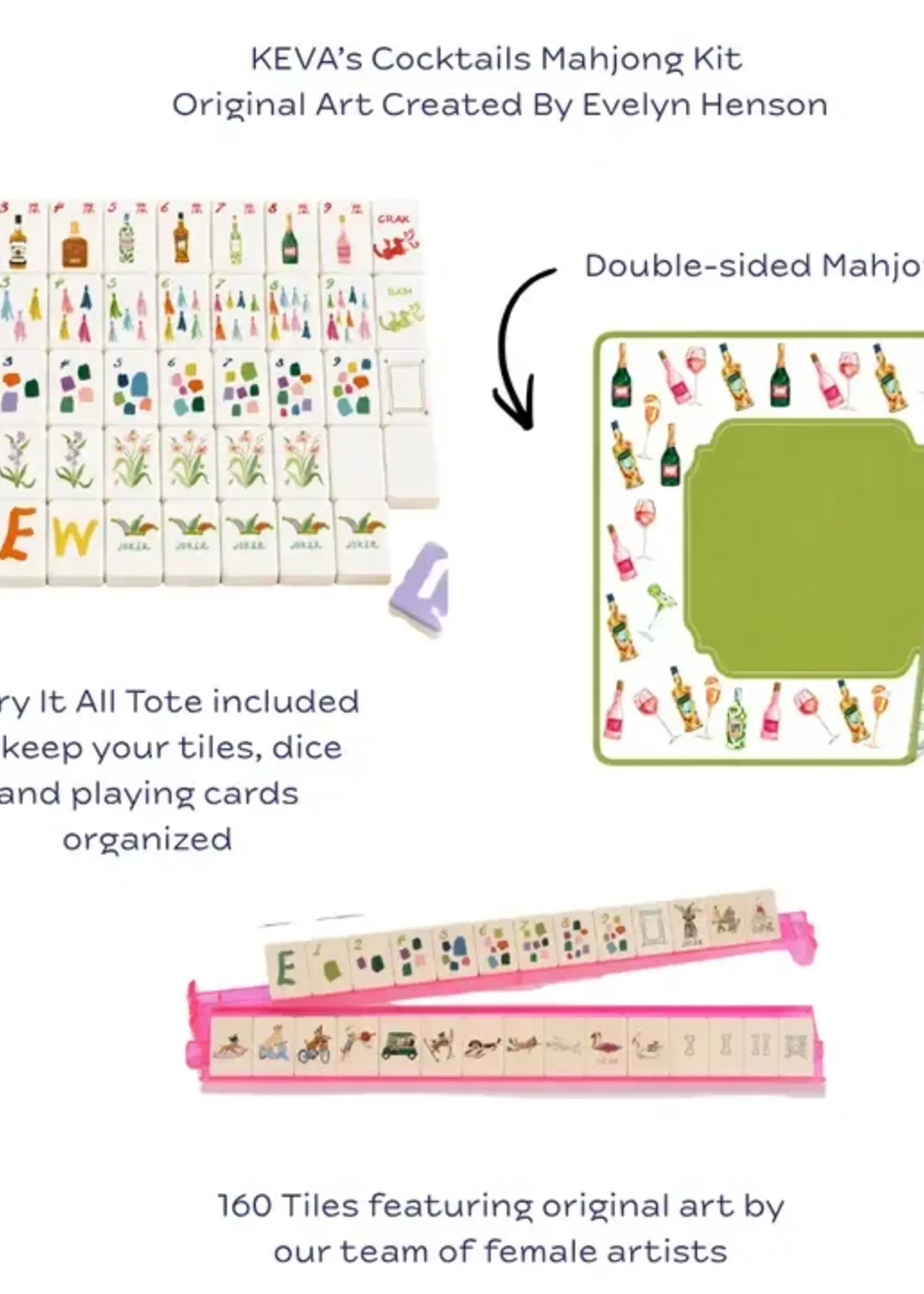 Keva Cocktails Mahjong Kit PREORDER 11/26