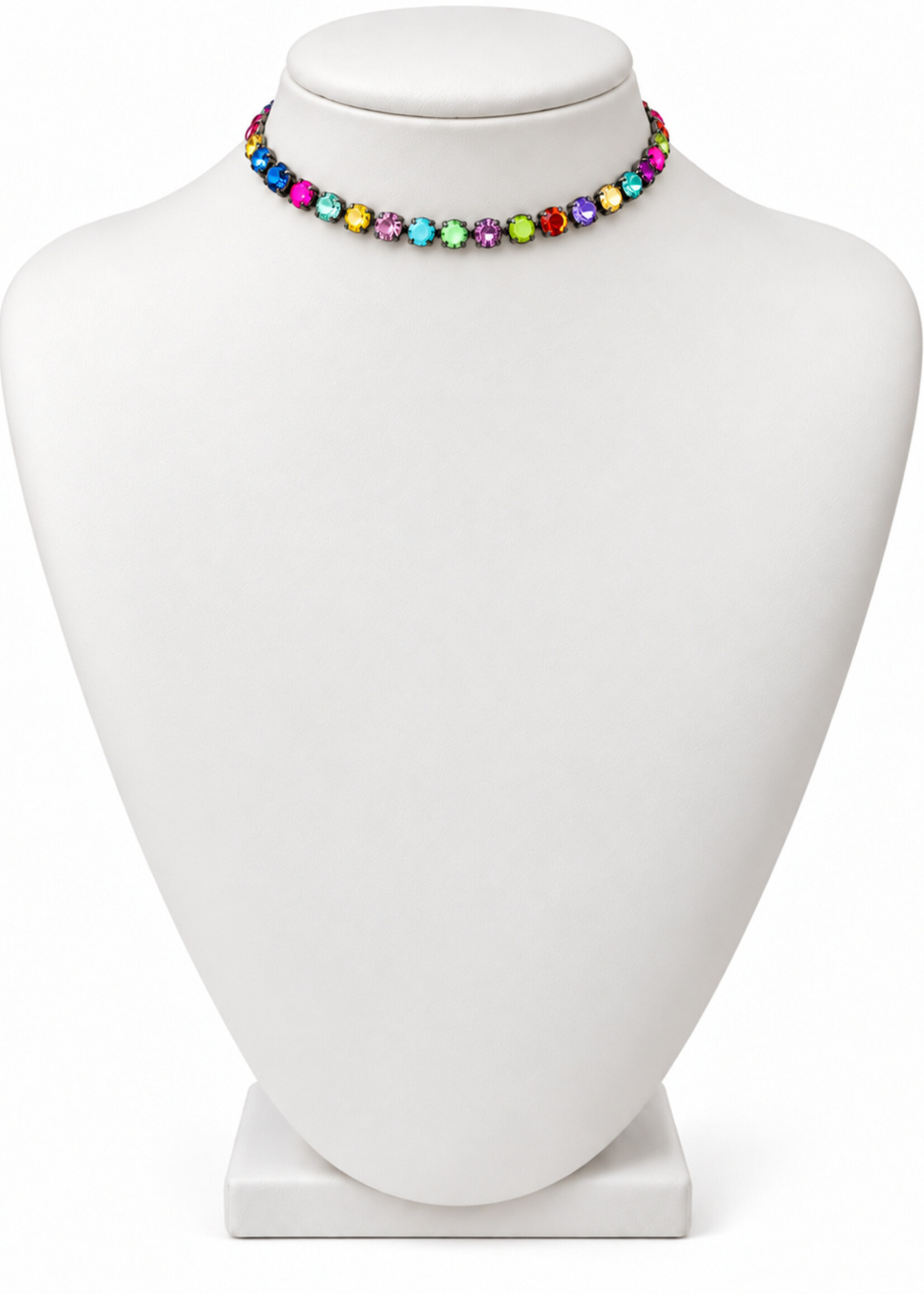 Tova Sarina Pop Necklace Antique Silver