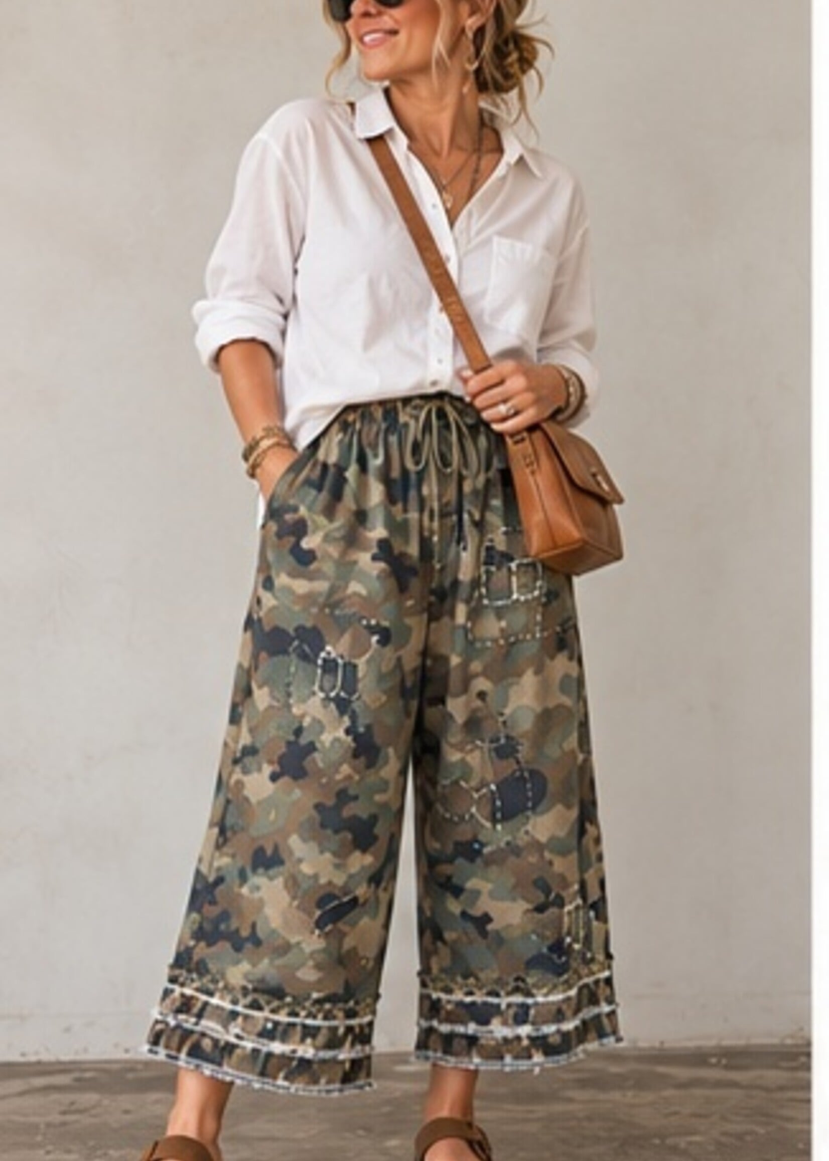 Jaded Gypsy Clothing Garden Romance Bloomers Hidden Trails Camo One Size