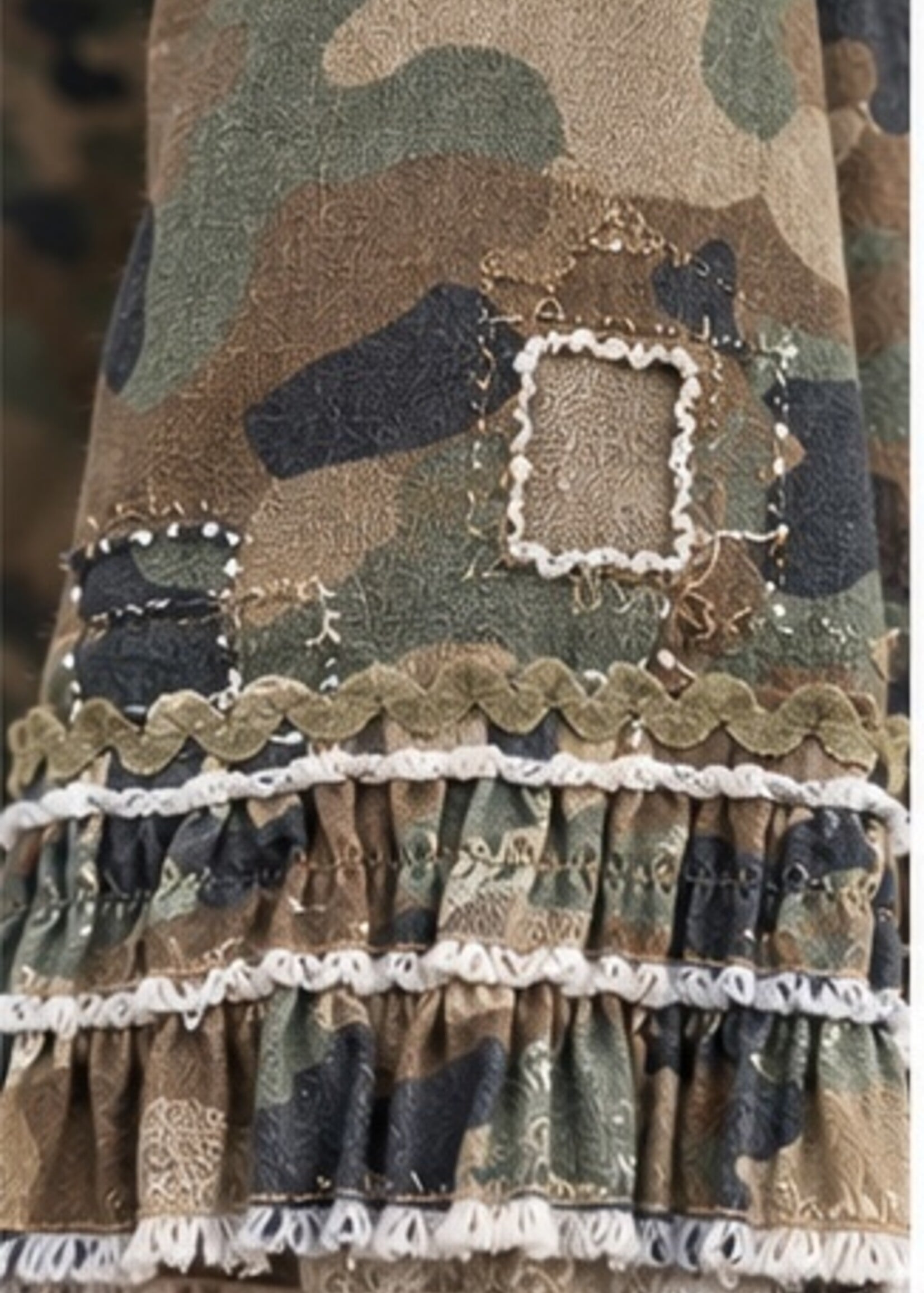 Jaded Gypsy Clothing Garden Romance Bloomers Hidden Trails Camo One Size