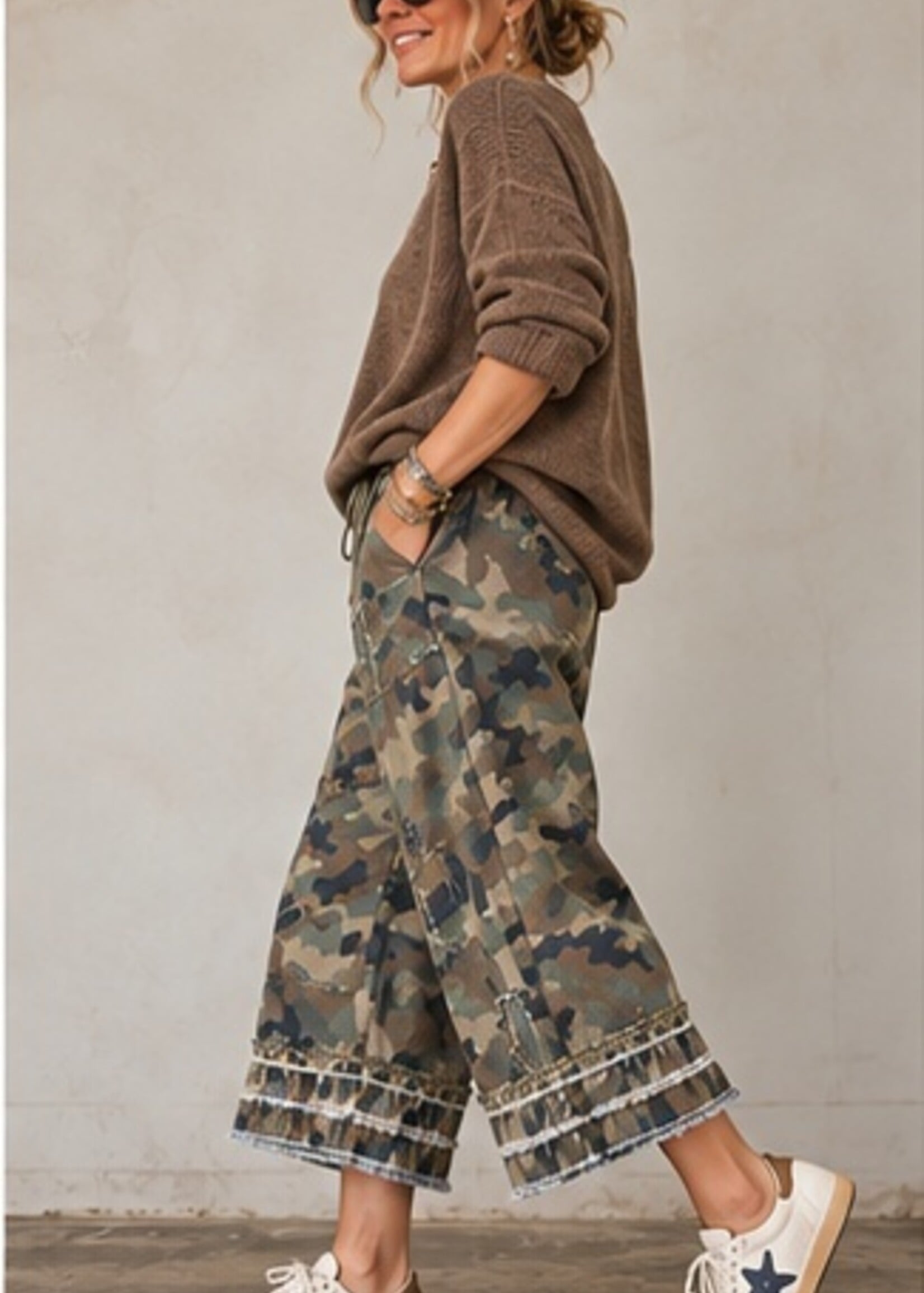 Jaded Gypsy Clothing Garden Romance Bloomers Hidden Trails Camo One Size