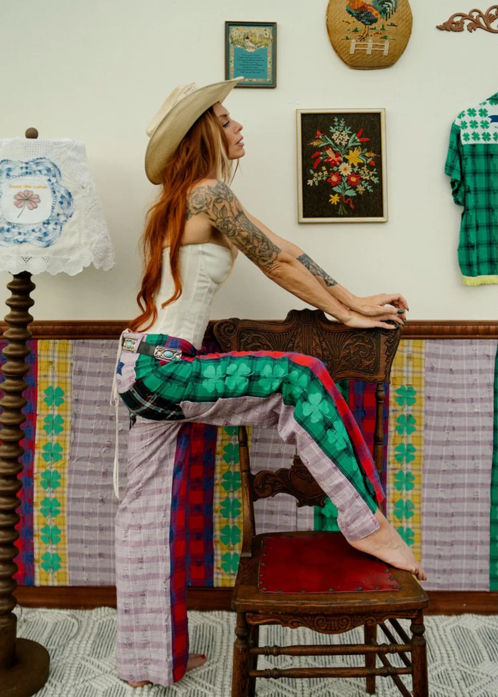 happy little mother respectfully the trouser plaid pant