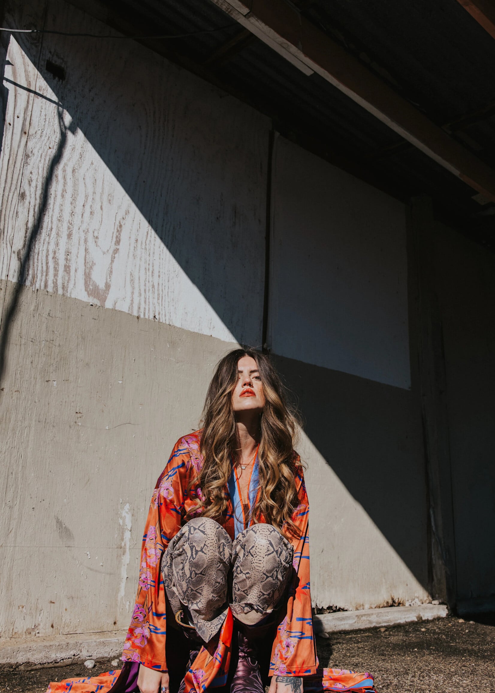 Lady the Brand Lana Kimono Red/Copper