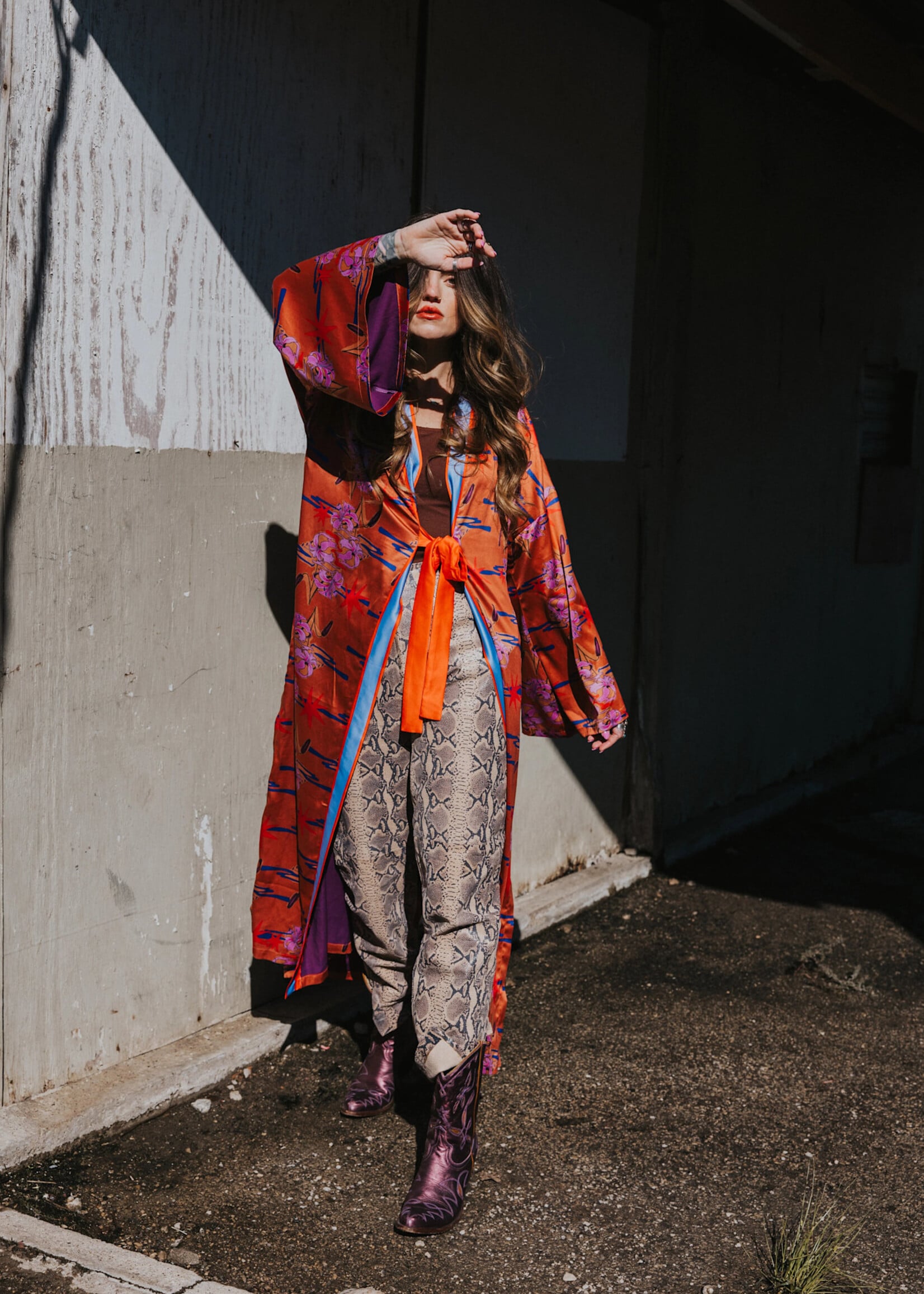 Lady the Brand Lana Kimono Red/Copper