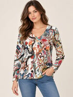 Inoah Aiden V-Neck Top