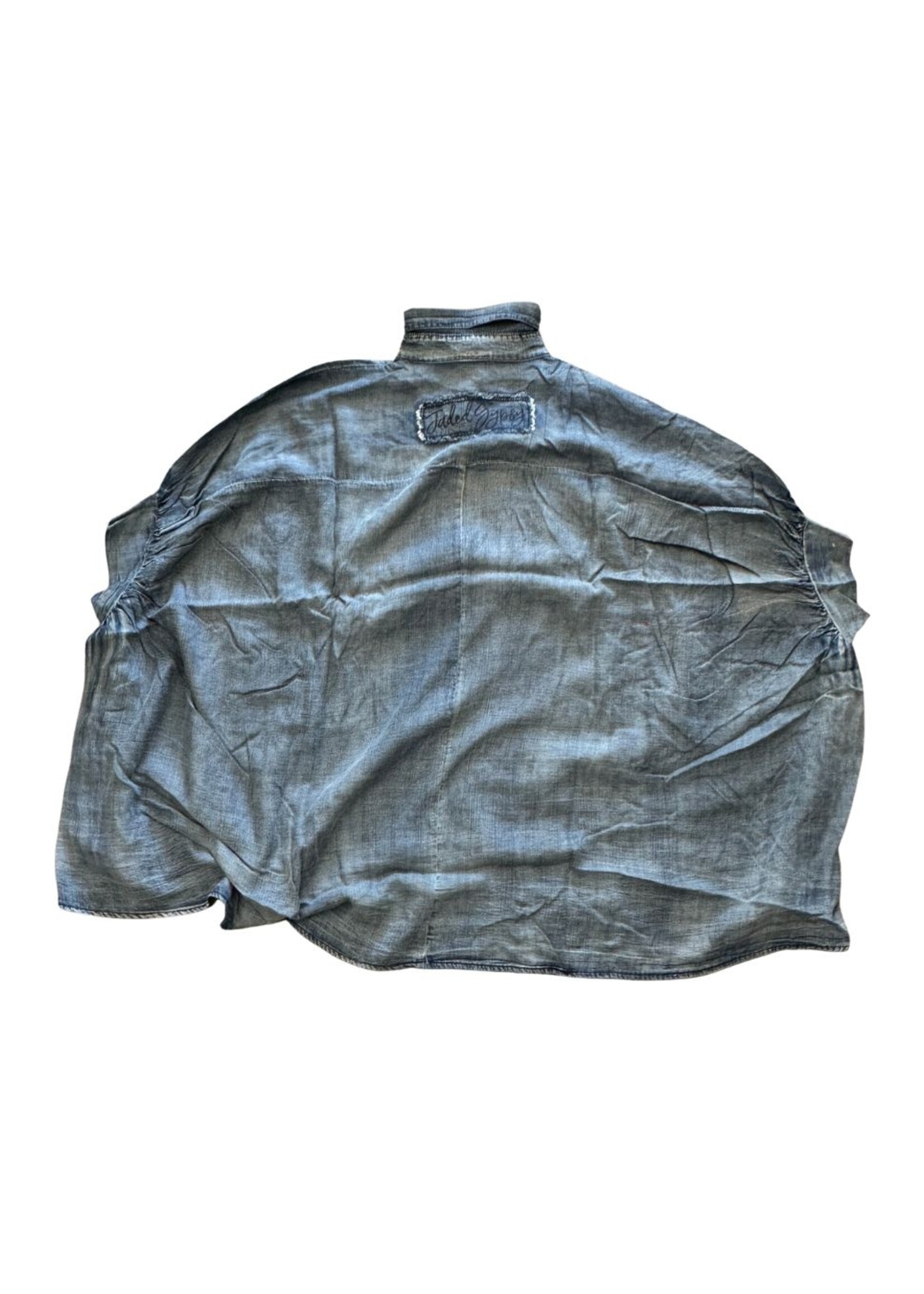 Jaded Gypsy Clothing Morning Meadow Chambray Top One Size