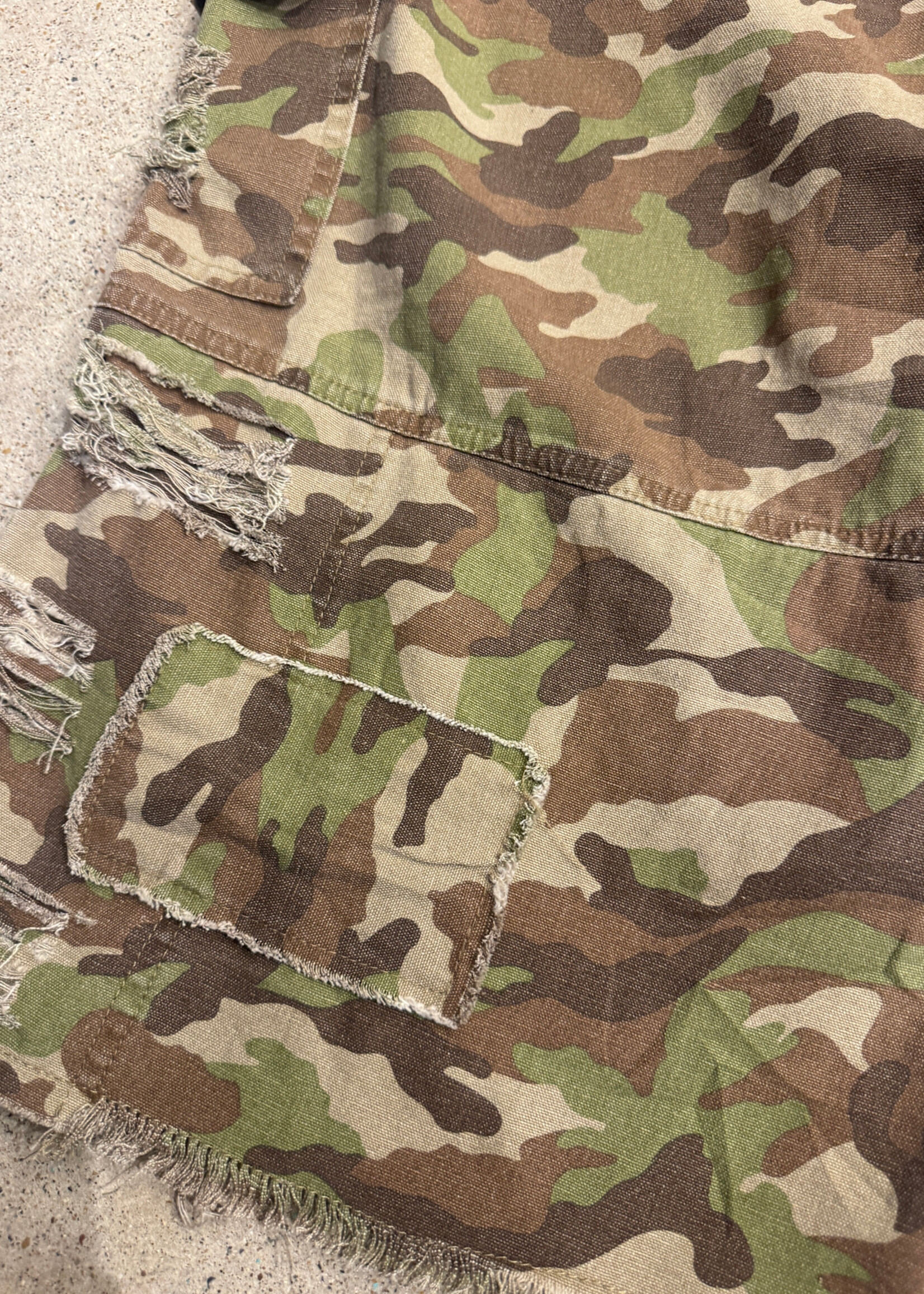 Jaded Gypsy Clothing Worn & Wild Crop Camo Culotte Jorts PREORDER