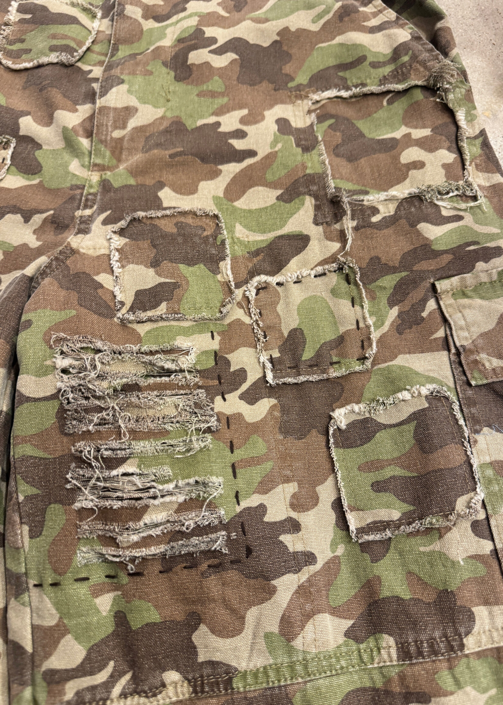 Jaded Gypsy Clothing Worn & Wild Crop Camo Culotte Jorts PREORDER