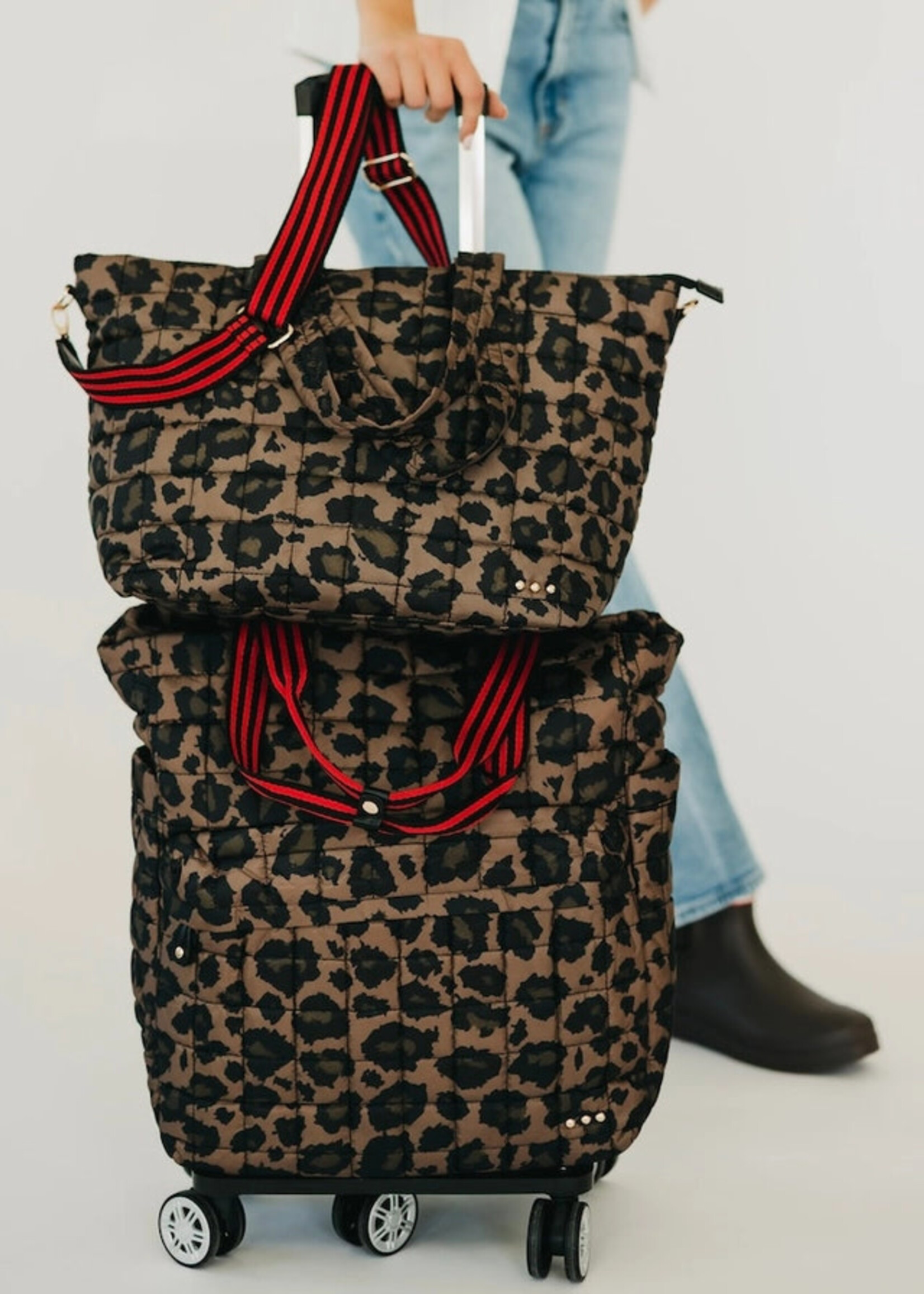 Pretty Simple Tenley Quilted Tote Roller Bag