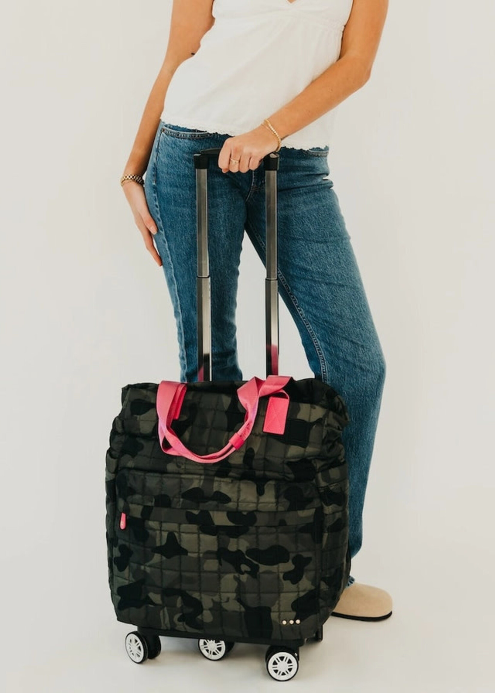 Pretty Simple Tenley Quilted Tote Roller Bag