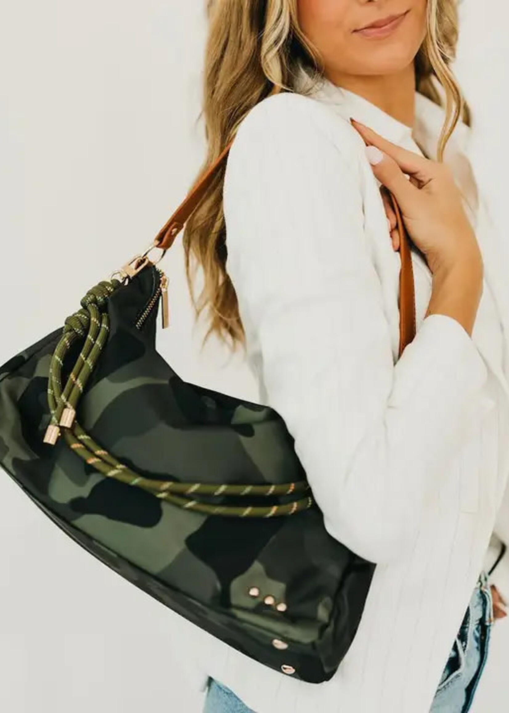 Pretty Simple Nikki Nylon Slouchy Shoulder Bag