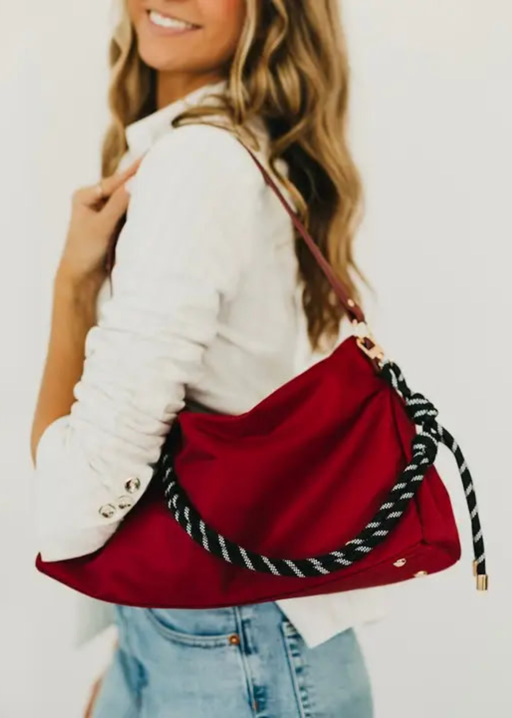 Pretty Simple Nikki Nylon Slouchy Shoulder Bag