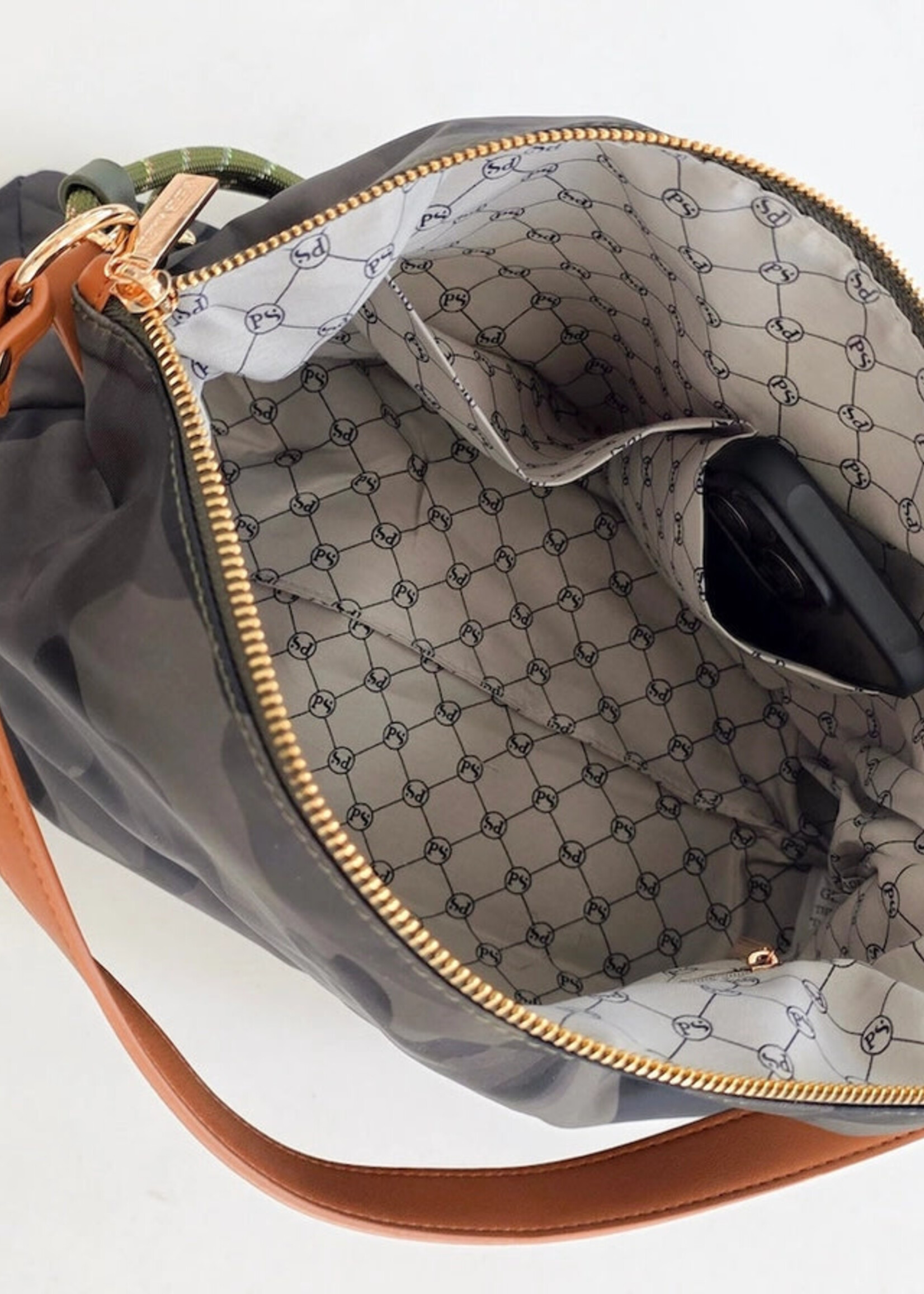 Pretty Simple Nikki Nylon Slouchy Shoulder Bag
