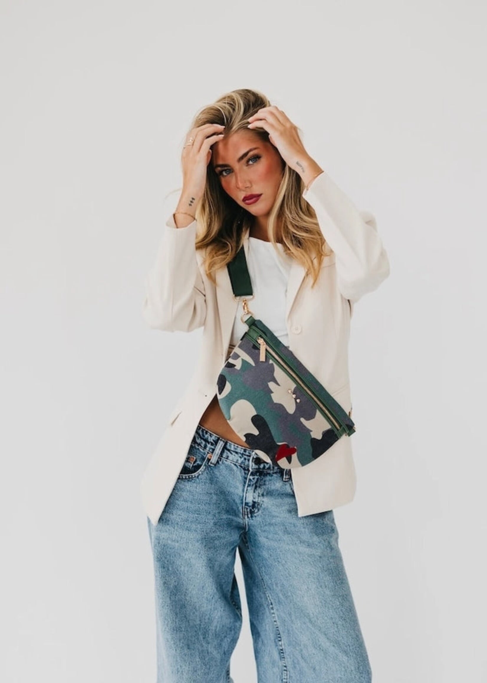Pretty Simple Colby Canvas Printed Bum Bag