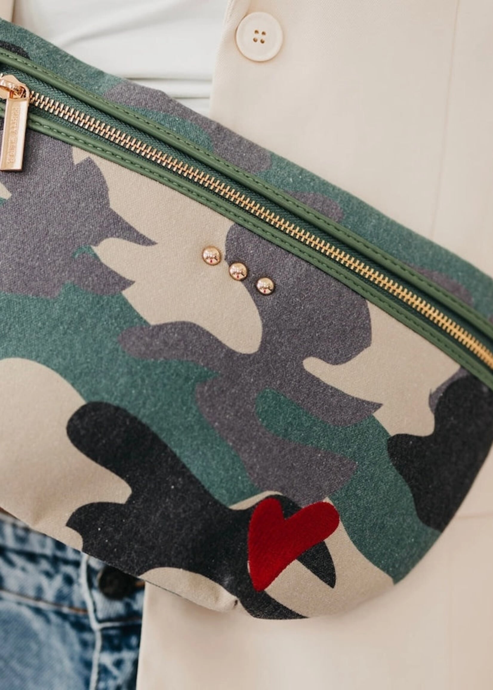 Pretty Simple Colby Canvas Printed Bum Bag