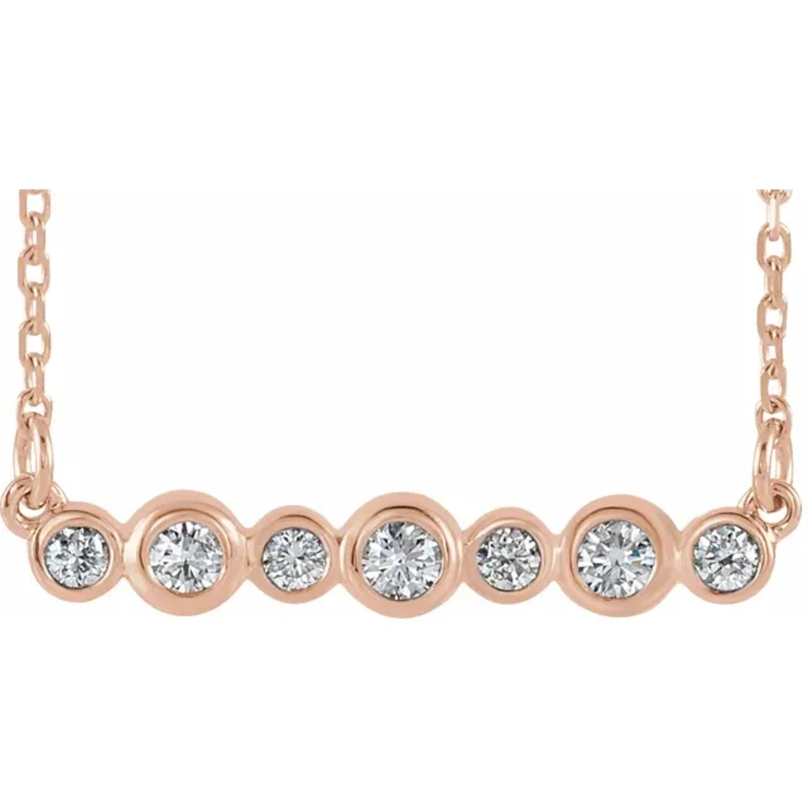 Mckay Diamonds Bezel-Set Natural Diamond Necklace
