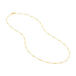 Mckay Diamonds 14K Yellow Gold Bar Station Cable Chain Necklace