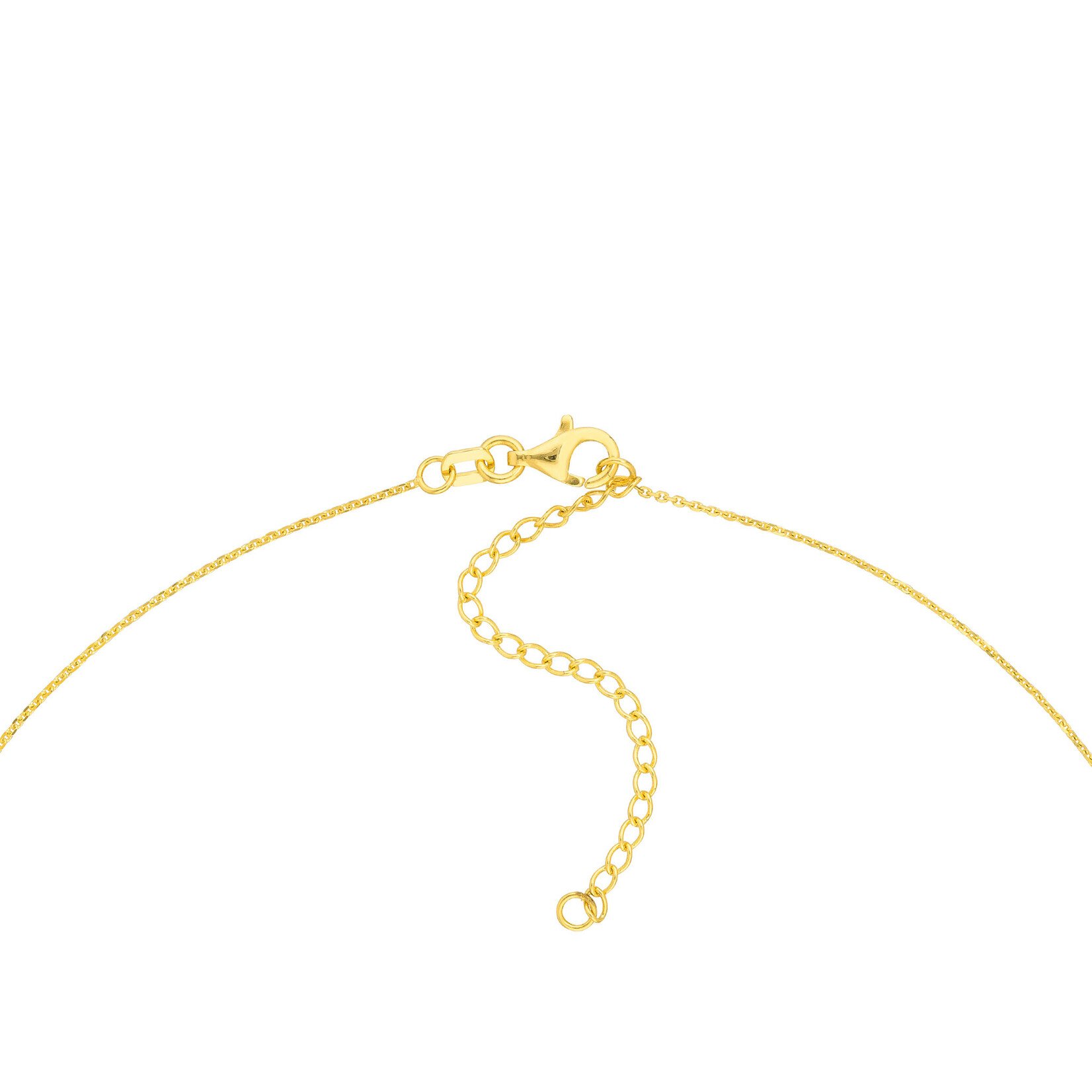 Mckay Diamonds 14K Yellow Gold Paperclip Necklace with Diamond Accents