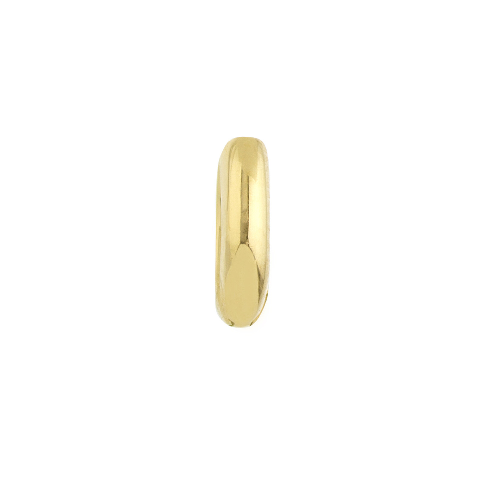 Mckay Diamonds 14K Yellow Gold Baby Huggie Earrings, 9.25mm x 2.15mm