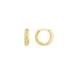 Mckay Diamonds 14K Yellow Gold Baby Huggie Earrings, 9.25mm x 2.15mm