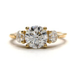 Mckay Diamonds LG Round Three Stone Ring
