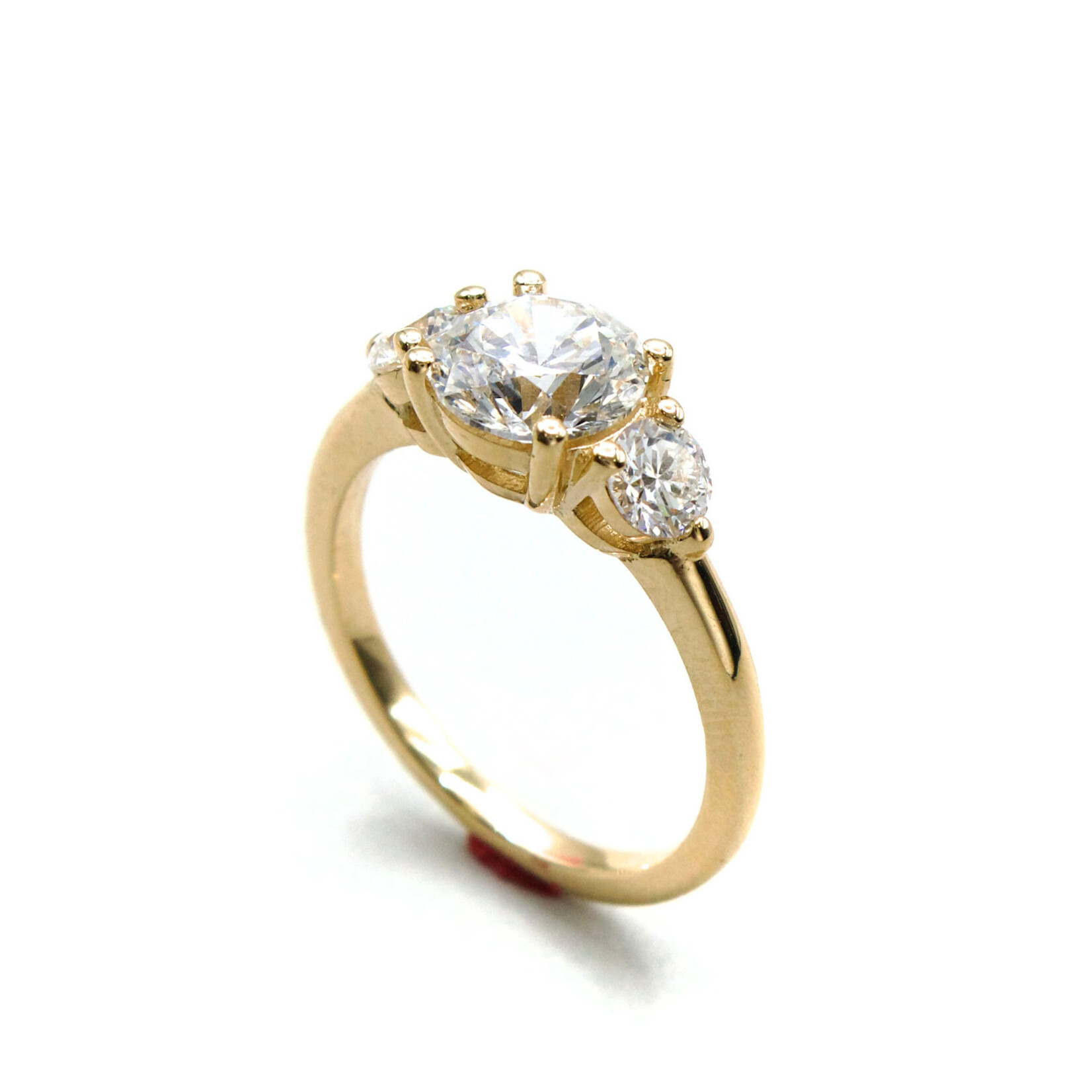 Mckay Diamonds LG Round Three Stone Ring