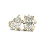 Mckay Diamonds LG Toi et Moi Ring Featuring Pear-Shaped and Oval Diamonds