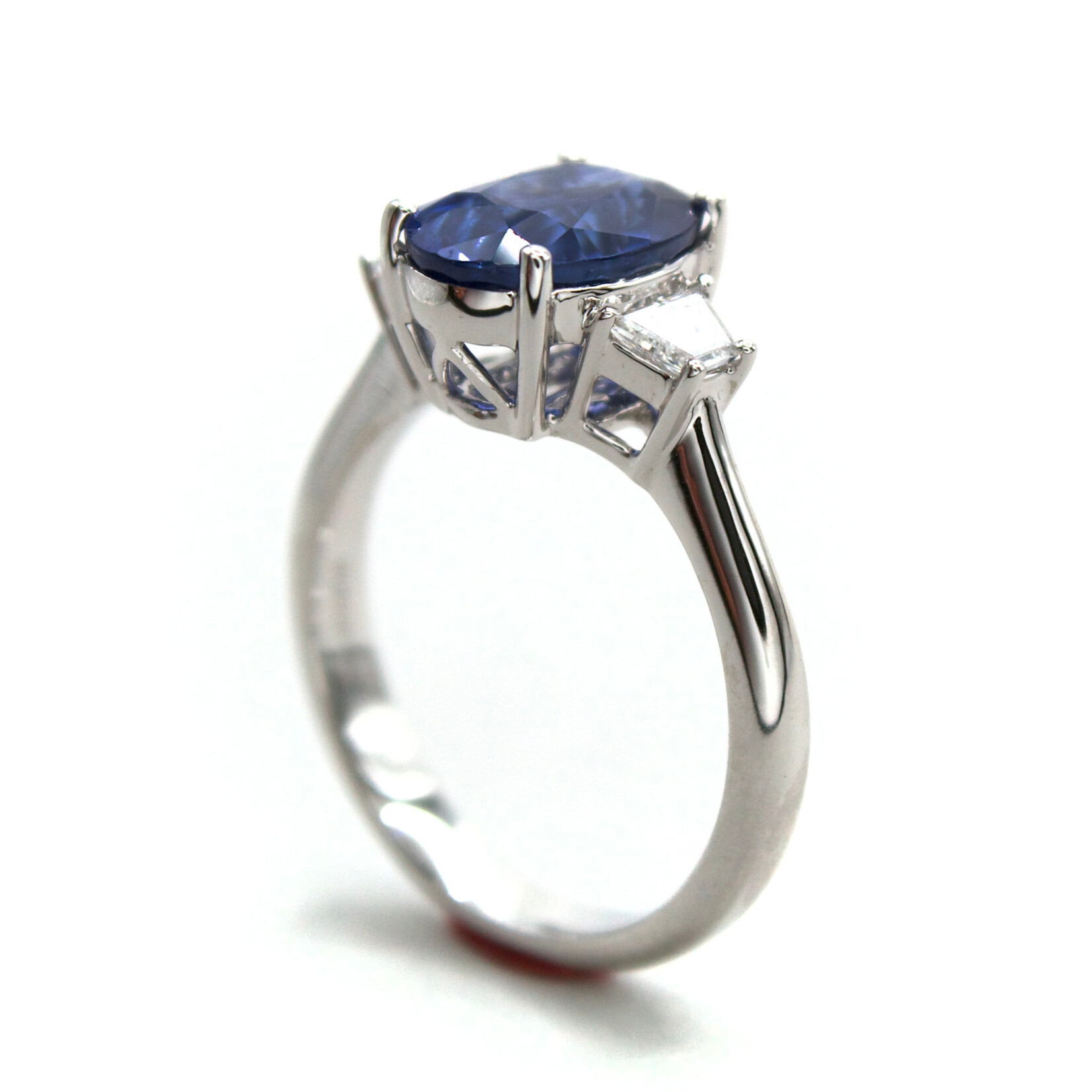 Mckay Diamonds Natural Sapphire Ring with Diamond Accents