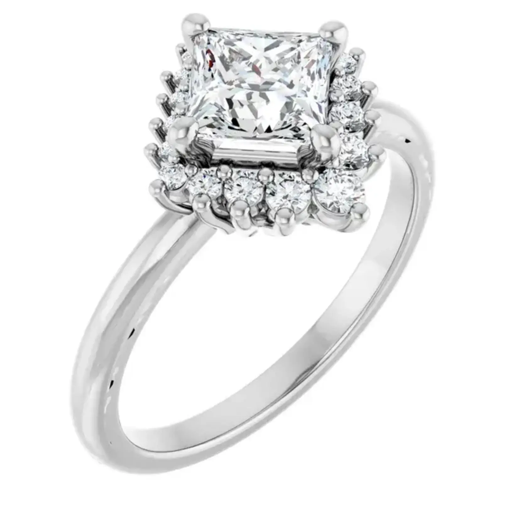 Ever & Ever Pointed Princess Cut Halo