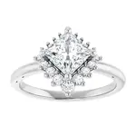 Ever & Ever Pointed Princess Cut Halo