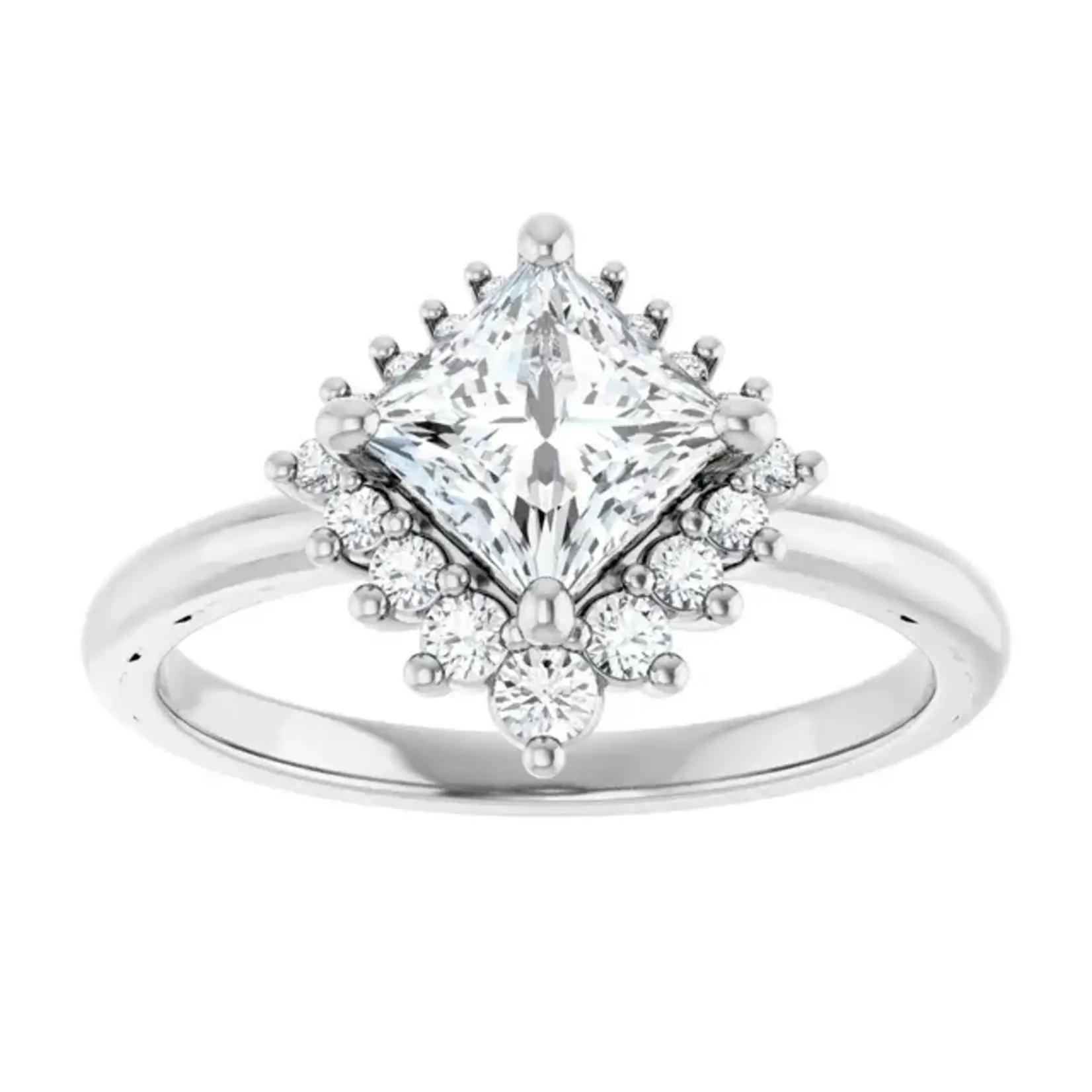 Ever & Ever Pointed Princess Cut Halo