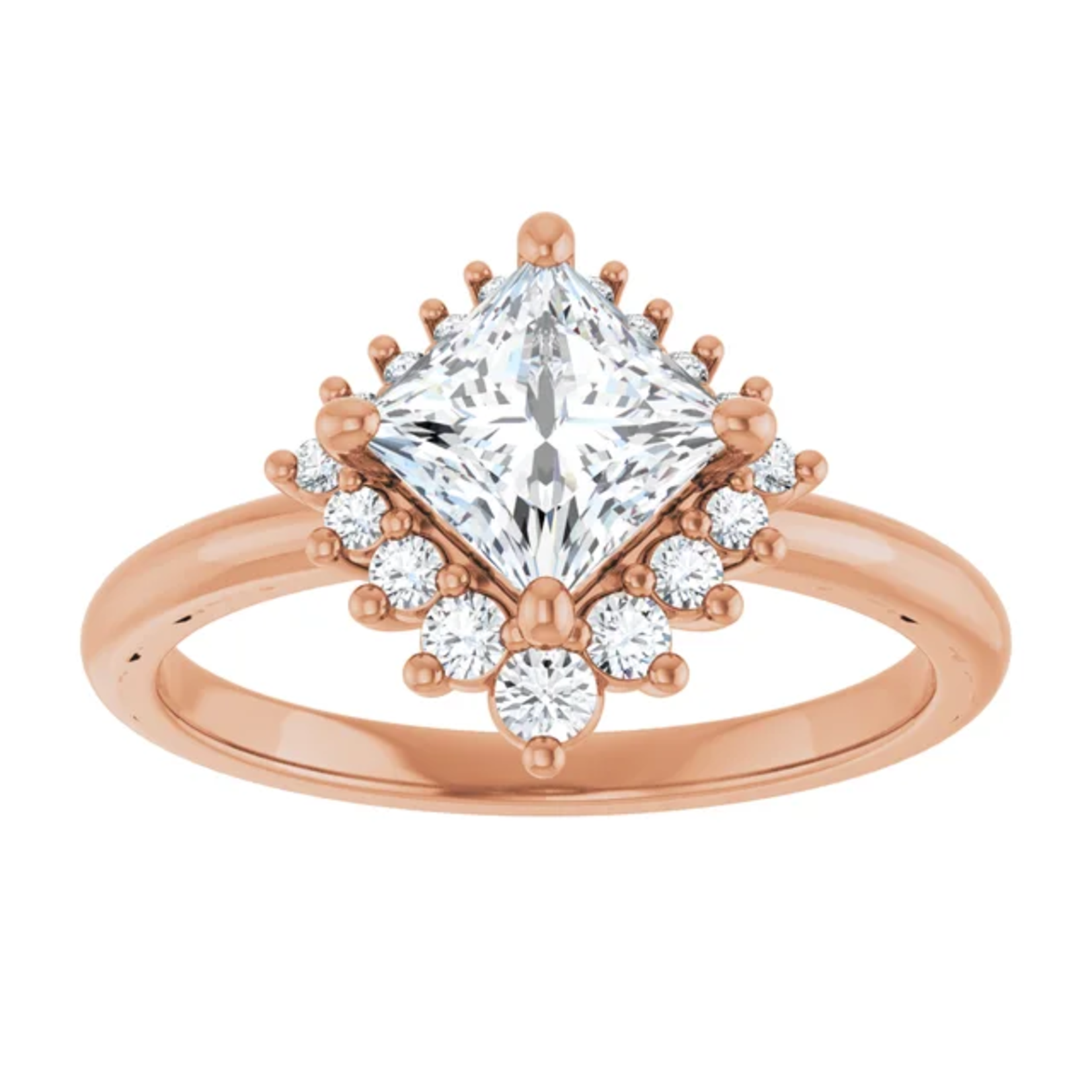 Ever & Ever Pointed Princess Cut Halo