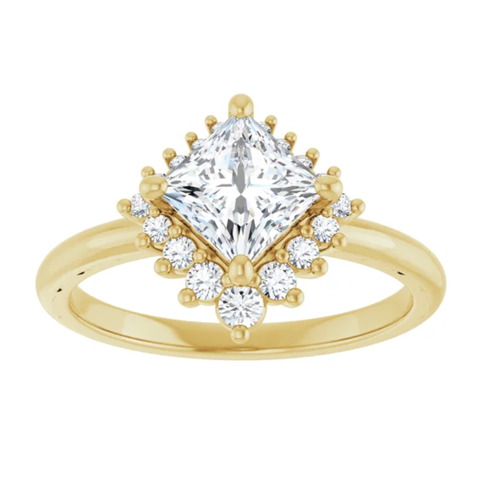 Ever & Ever Pointed Princess Cut Halo