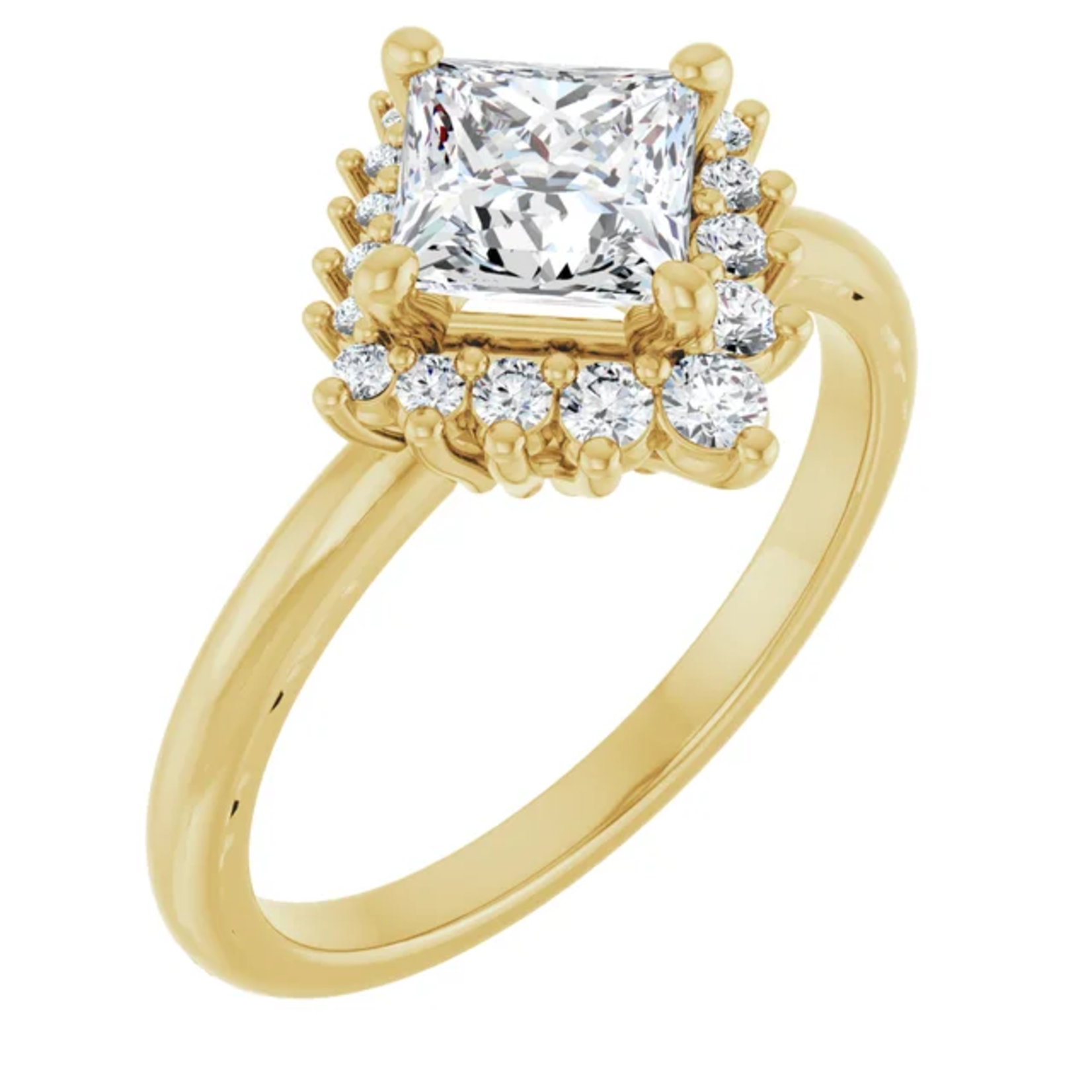 Ever & Ever Pointed Princess Cut Halo