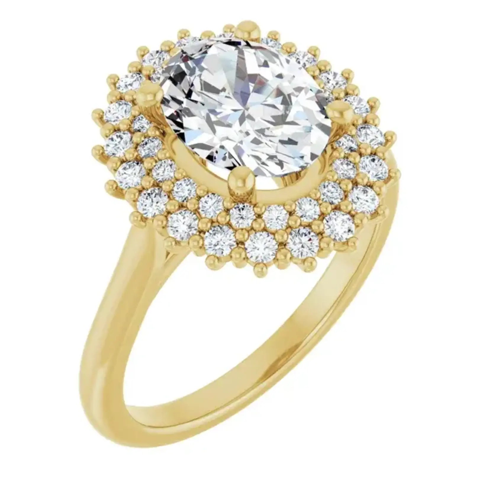 Ever & Ever Double Halo Oval