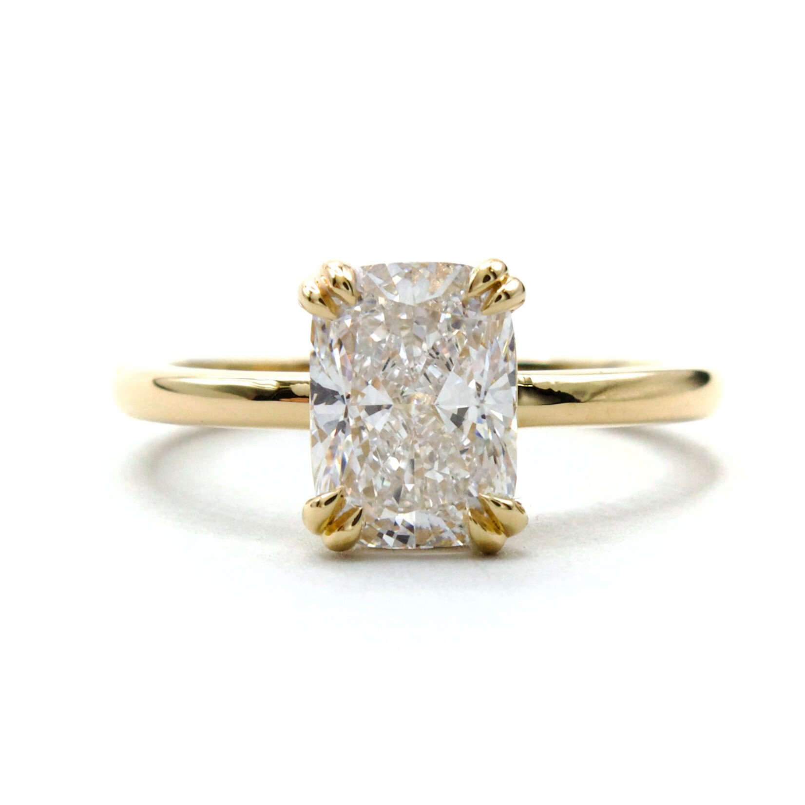 Mckay Diamonds LG Elongated Cushion Solitaire Diamond Ring