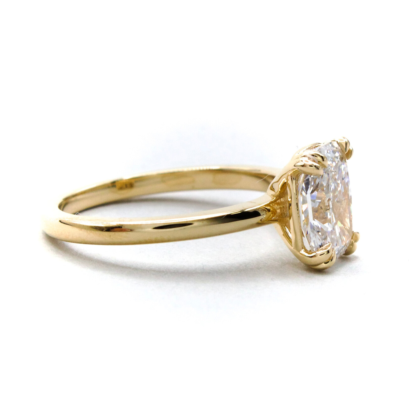 Mckay Diamonds LG Elongated Cushion Solitaire Diamond Ring