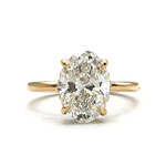 Mckay Diamonds LG Oval Hidden Halo Diamond Ring