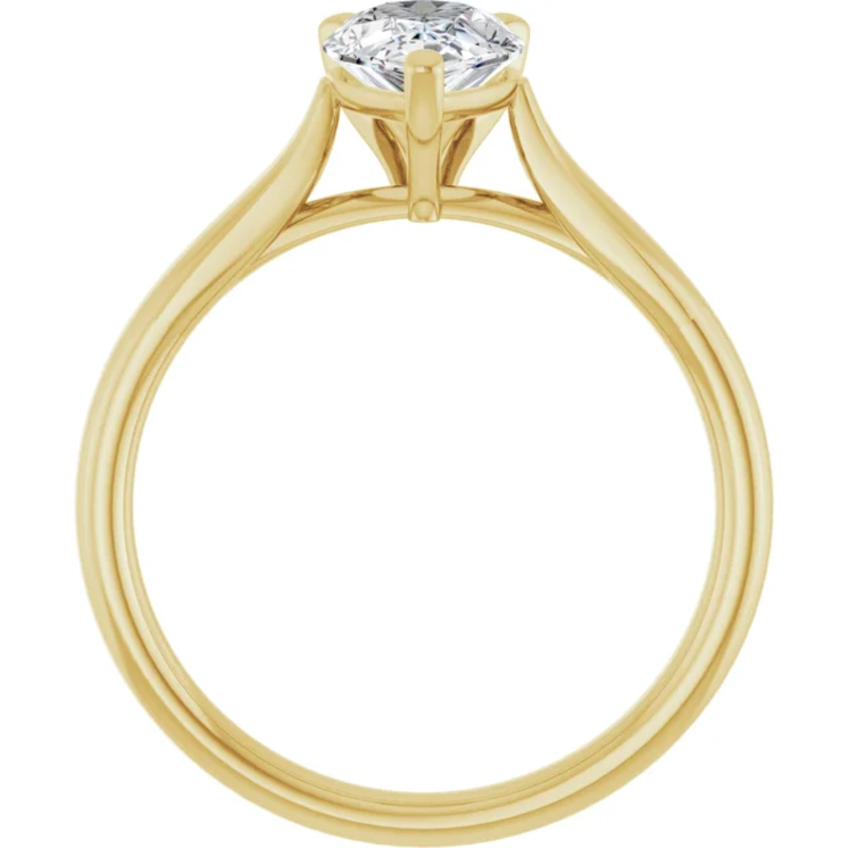 Ever & Ever Cathedral Solitaire Pear Shaped Diamond