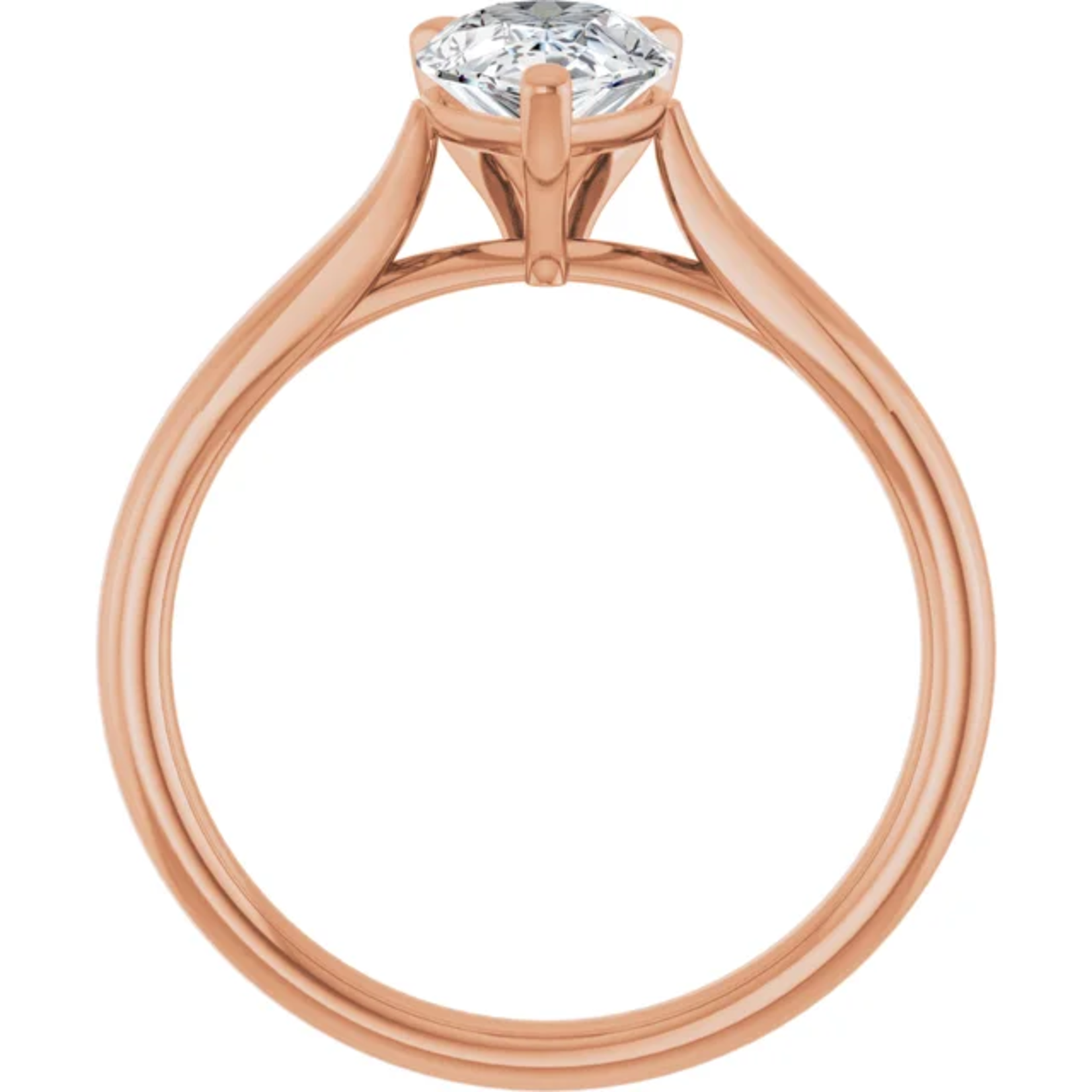 Ever & Ever Cathedral Solitaire Pear Shaped Diamond
