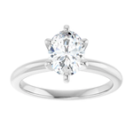 Ever & Ever Oval Six Prong Solitaire