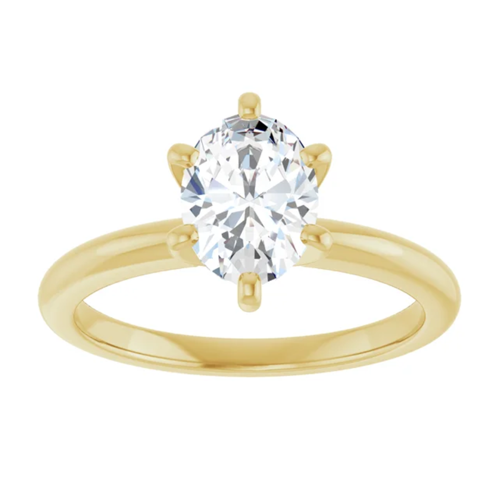 Ever & Ever Oval Six Prong Solitaire