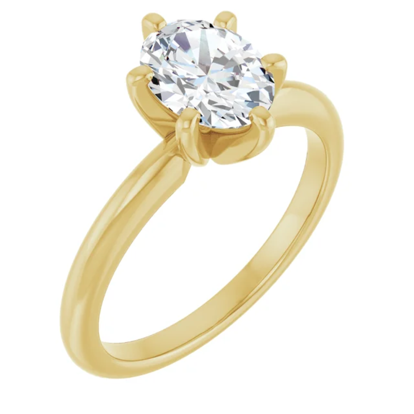 Ever & Ever Oval Six Prong Solitaire