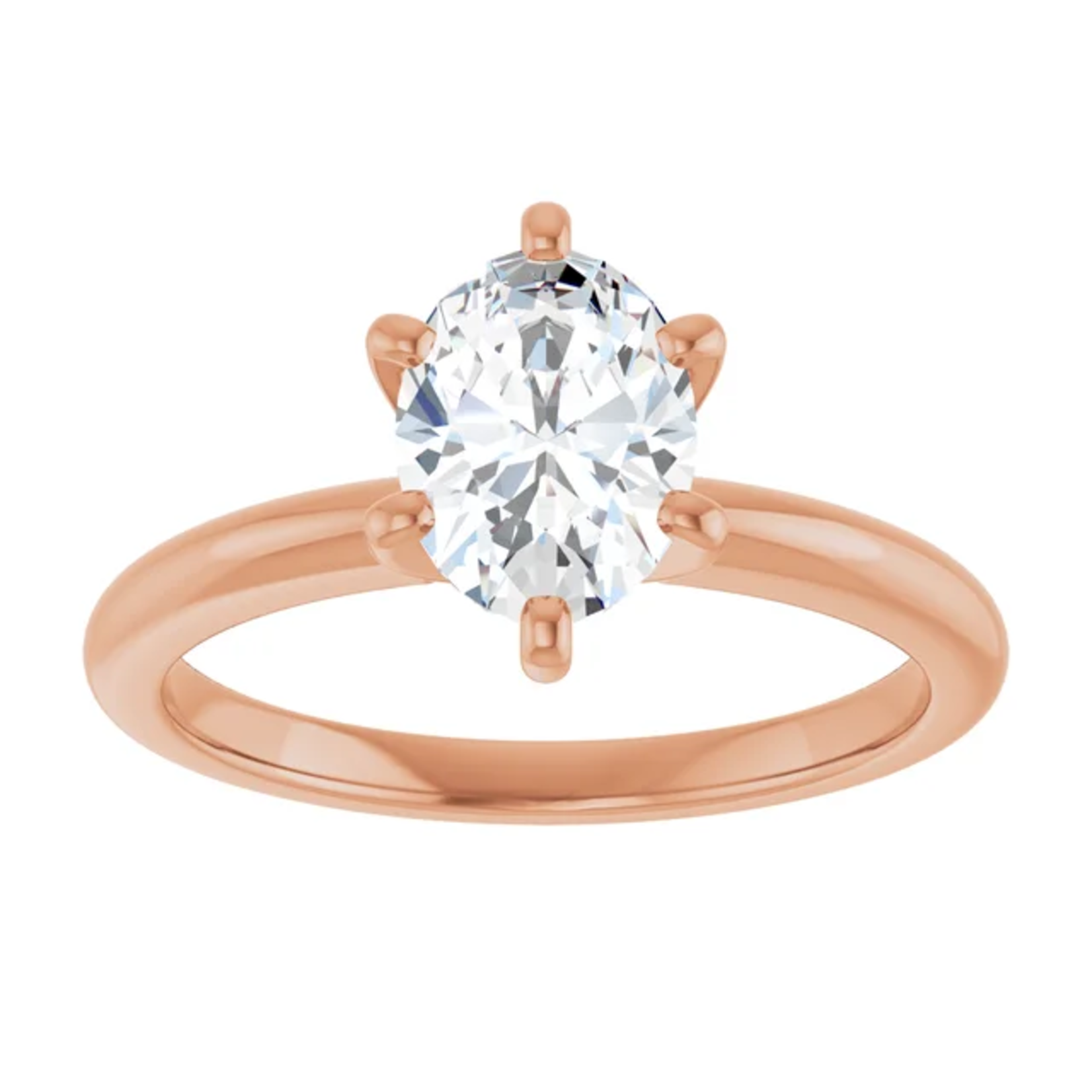 Ever & Ever Oval Six Prong Solitaire